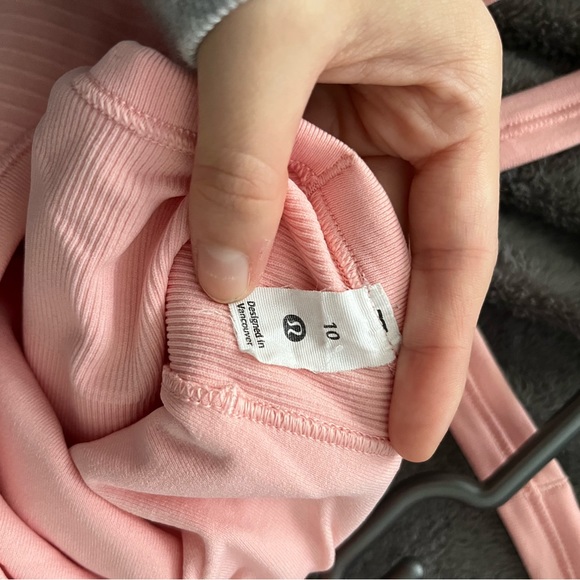 Pinkish lululemon tank top size 10 - ebb to street tank top - Picture 3 of 5